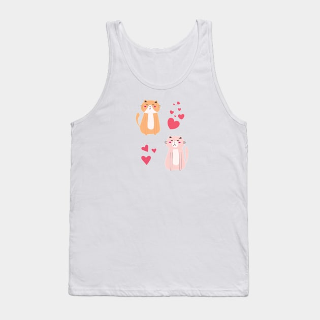 Cat Love Tank Top by Dog & Rooster